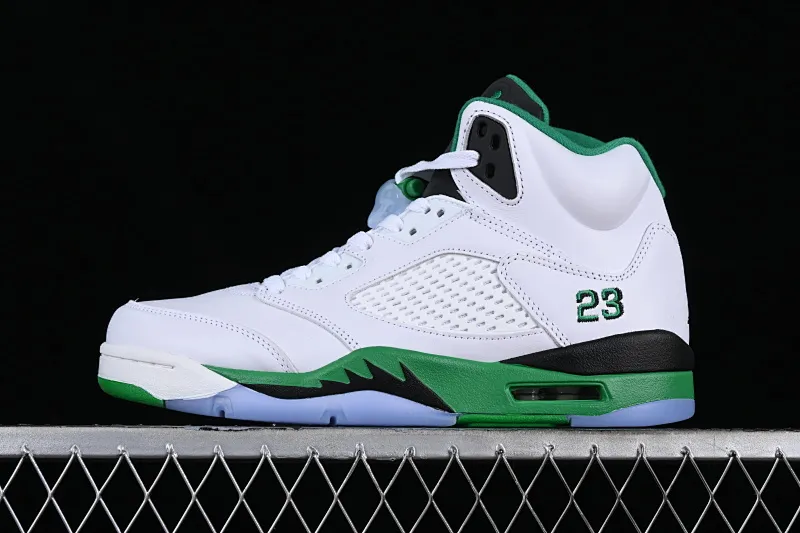 All categories Air Jordan Jordan series basketball shoes Air Jordan 5 Air Jordan 5 Retro "Lucky Green" AJ5 Joe 5 Celtics DD9336-103